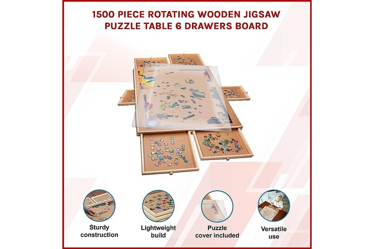 6 Drawer Puzzle Board