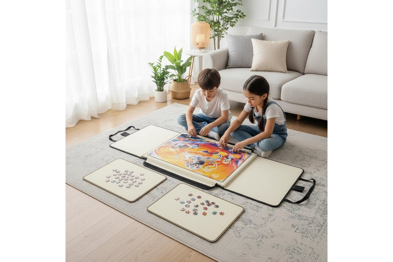Portable Jigsaw Puzzle Board & Storage Case
