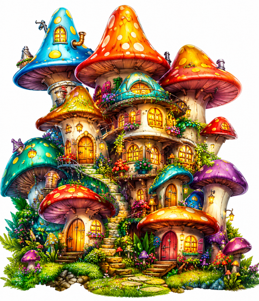 Enchanted Mushroom Village