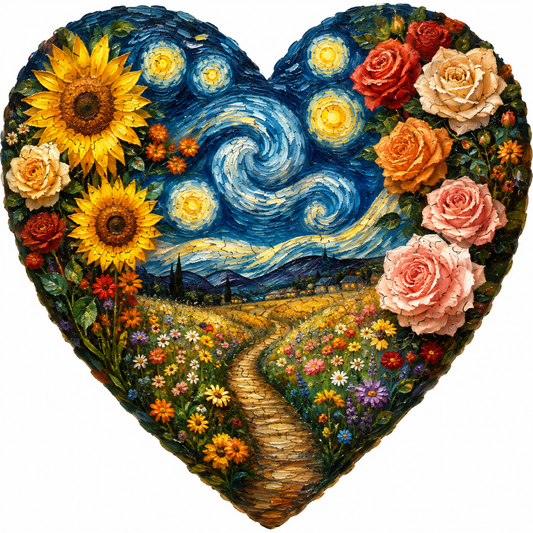 Starry Garden Heart