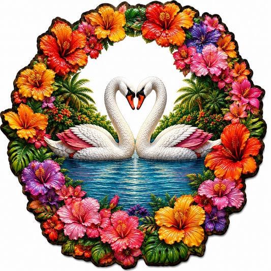 Swan Song at Sunset