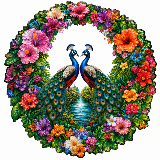 Peacocks in Paradise